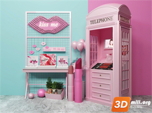 Cosmetic Store Skp Files 